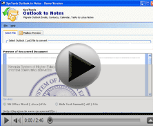 Watch Video - How to Import Outlook PST to Notes