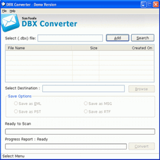 DBX Converter Software